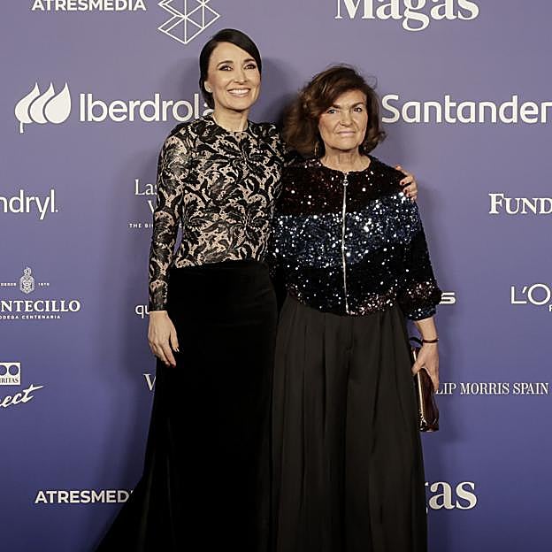 Cruz Sánchez de Lara y Carmen Calvo. / 