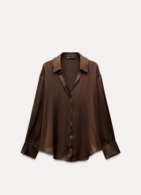Imagen - Camisa marrón de Zara (29,99 euros)