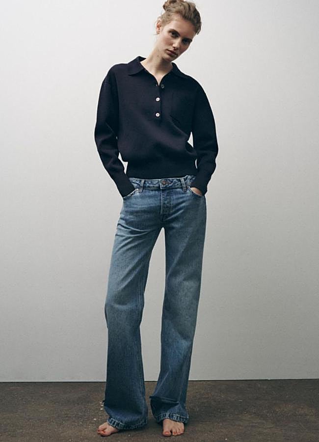 Imagen - Jersey tipo polo de Zara (ZARA)