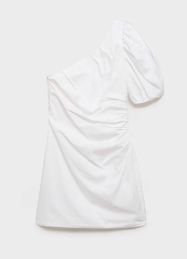 Imagen - Vestido asimétrico manga abullonada (45,99€)