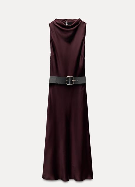 Imagen - Vestido marrón de Zara (39,99 euros)