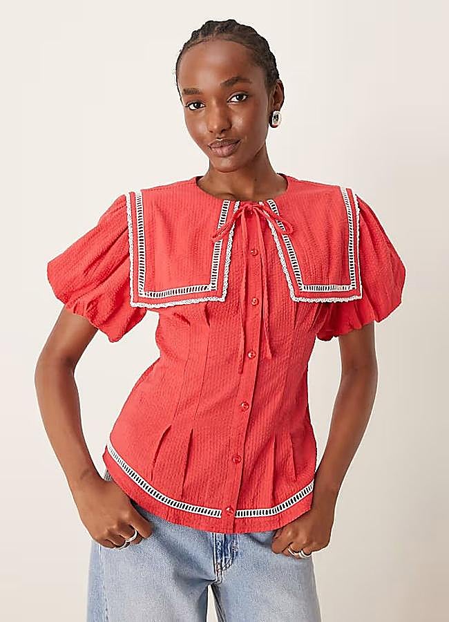 Imagen - Camisa con cuello marinero