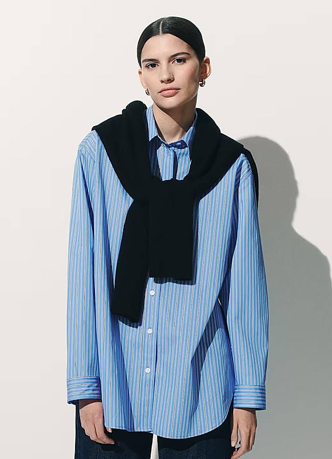 Imagen - Camisa oversize de popelina (24,99€) de H&M