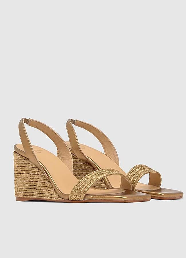 Imagen - Cuñas metalizadas doradas