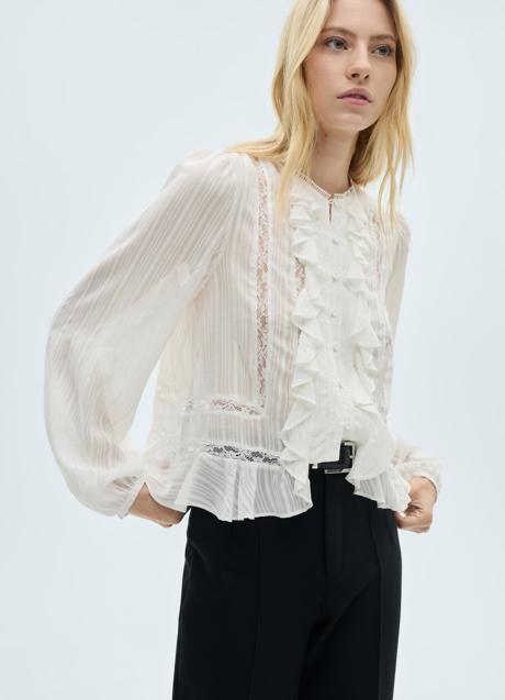 Imagen - Blusa con volantes de Mango (45,99 euros)