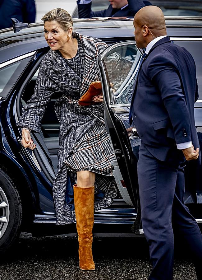 Imagen - Máxima de Holanda con total look de Oscar de la Renta (GTRES)