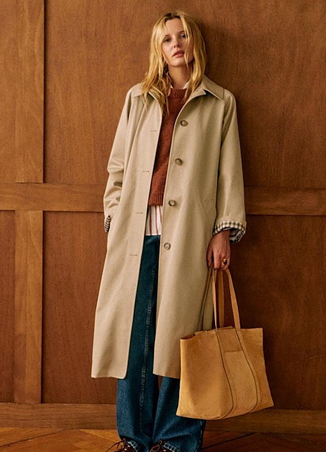 Imagen - Gabardina impermeable de Sézane, 260 euros.