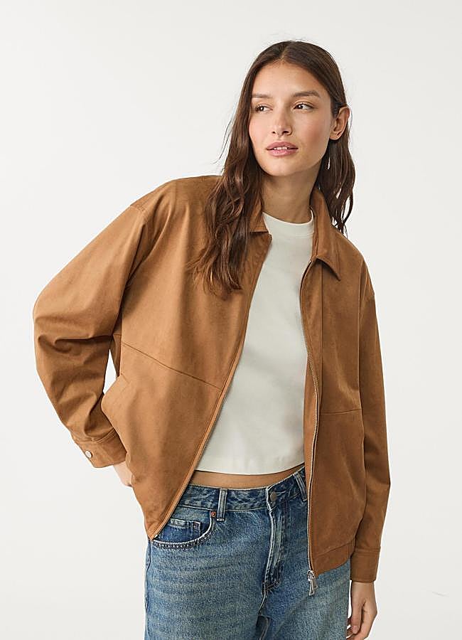 Imagen - Bomber de ante marrón