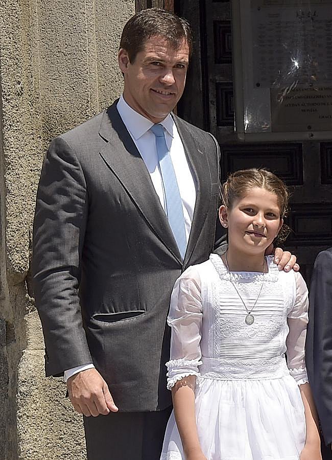 Imagen - Eugenia de Borbón, el día de su primera comunión./GTRES