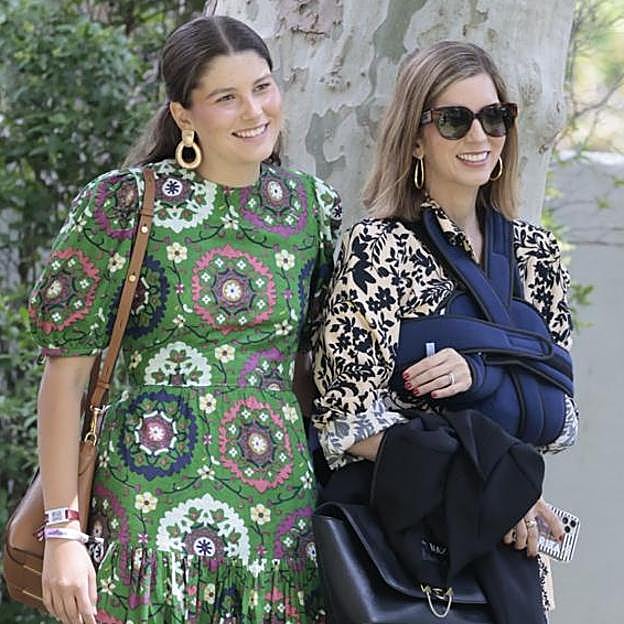 Margarita Vargas y Eugenia de Borbón, madre e hija muy unidas.