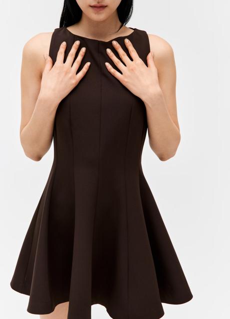 Imagen - Vestido marrón de H&M (44.99 euros)