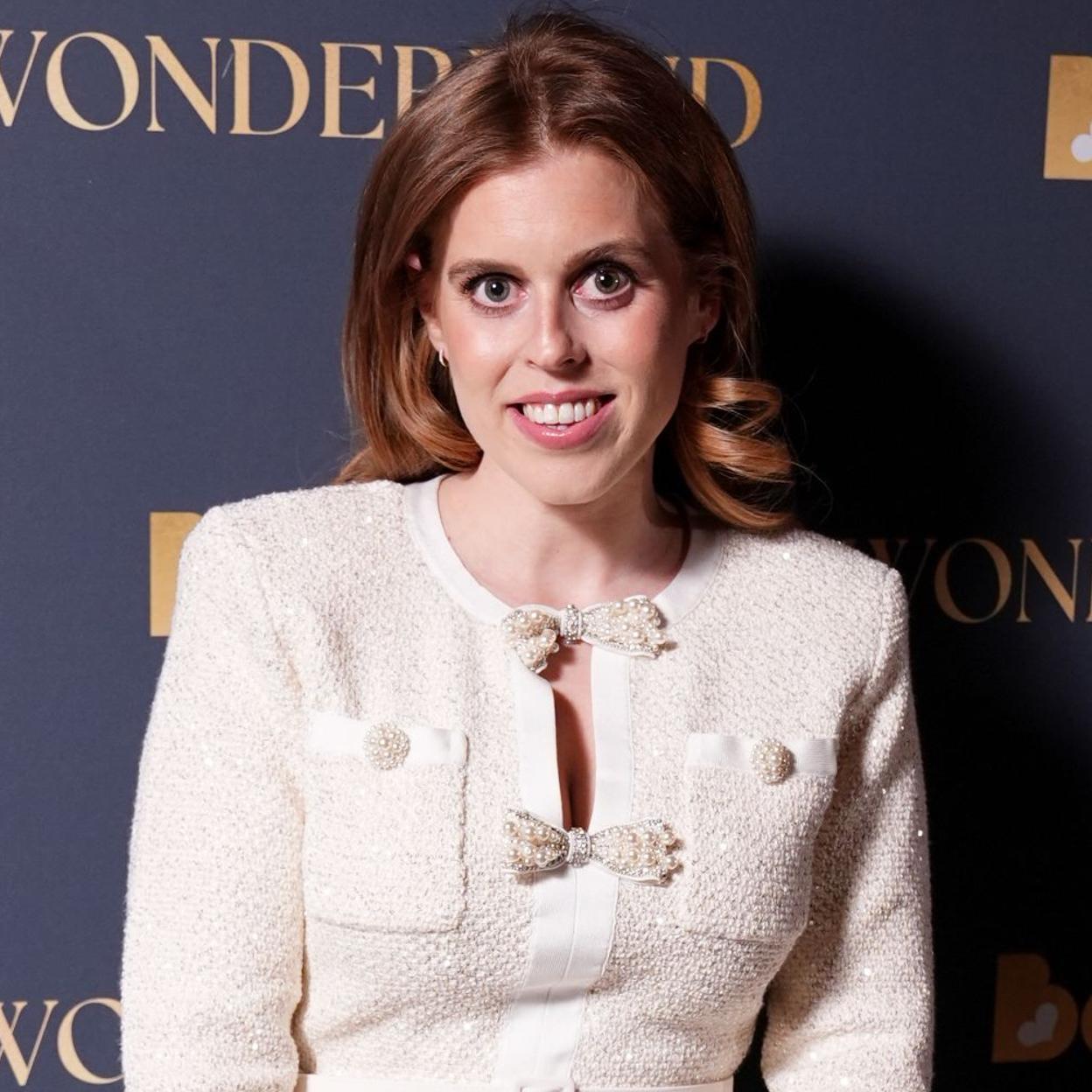 Beatriz de York en un evento en Londres.