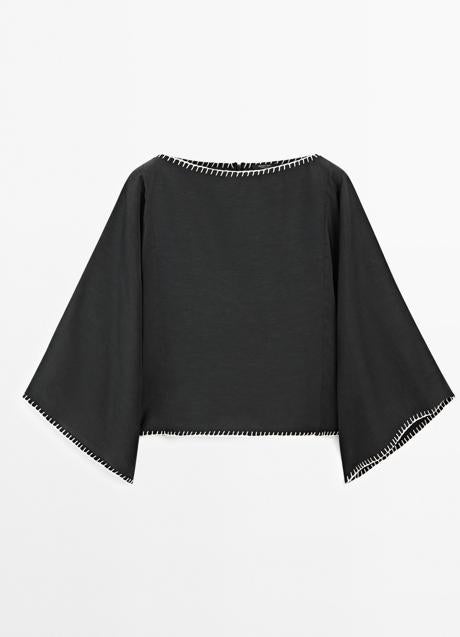 Imagen - Camisa negra de Massimo Dutti (59,99 euros)