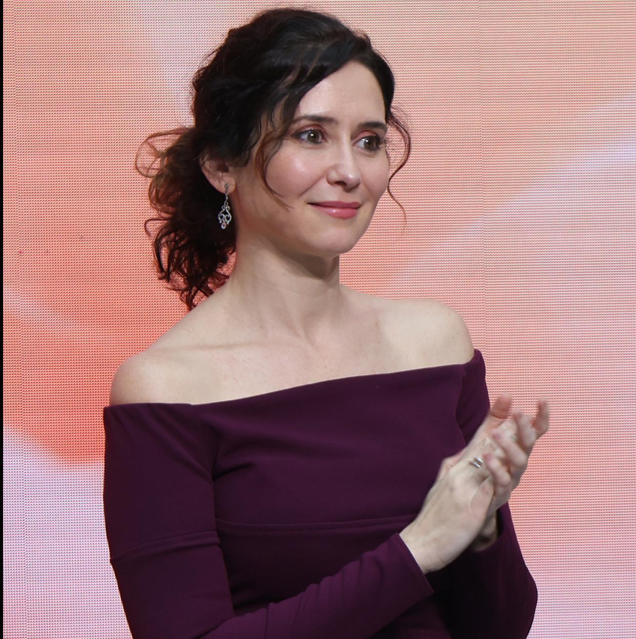 Isabel Díaz Ayuso en un acto del Día de la Mujer