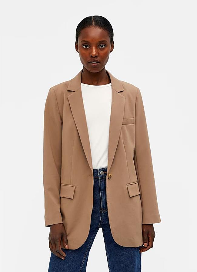 Imagen - Blazer marrón tostado recta