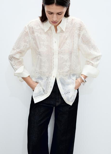 Imagen - Camisa blanca de Mango (49,99 euros)