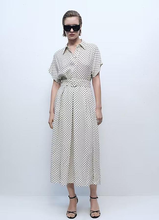 Imagen - Vestido de lunares camisero