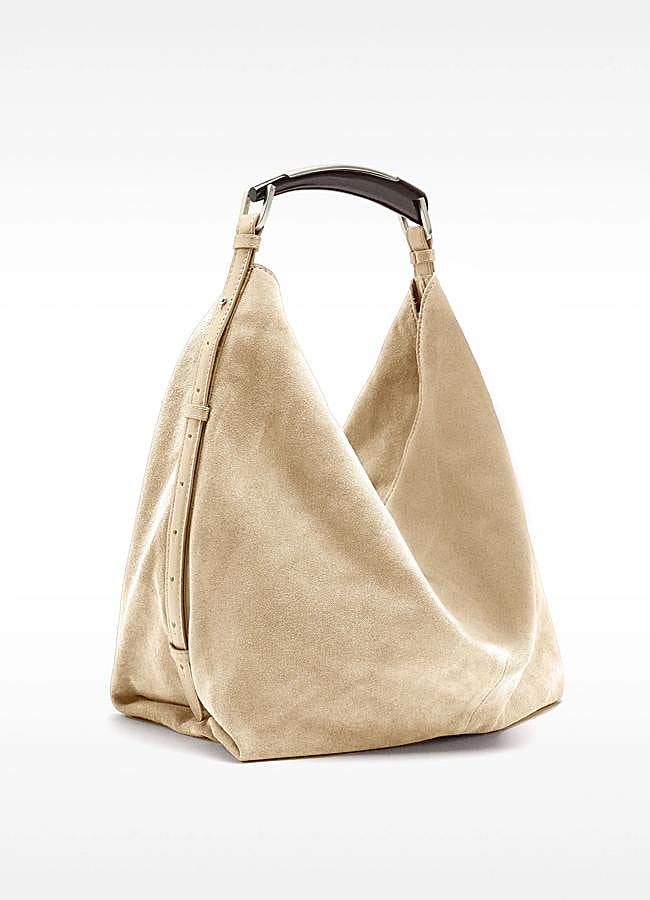 Imagen - Bolso de hombro en piel con serraje de Parfois.