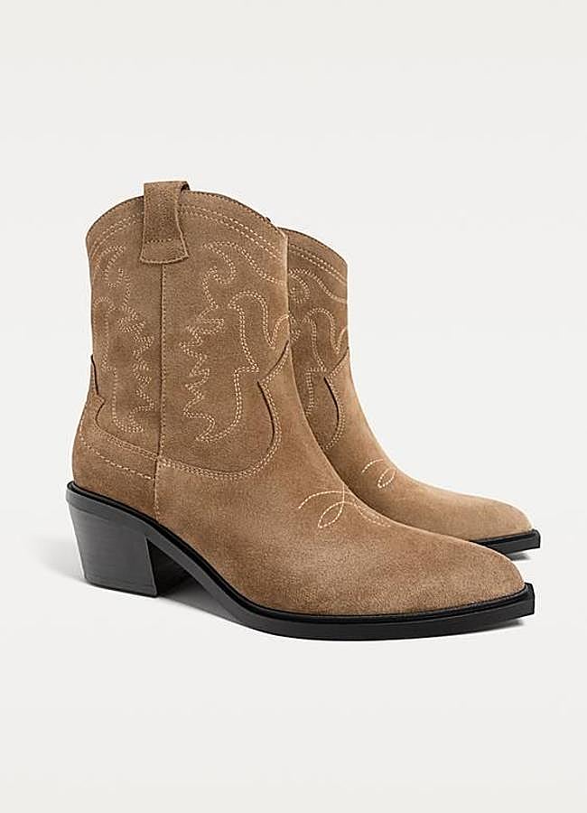 Imagen - Botines cowboy de serraje