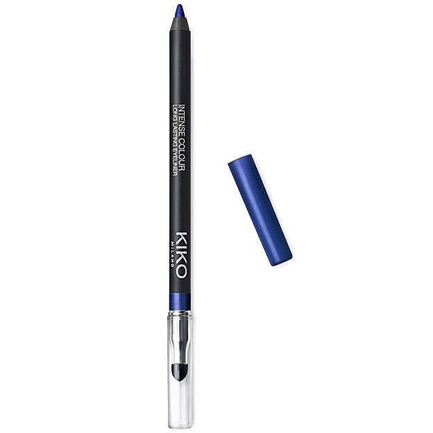 Intense colour long lasting eyeliner en tono 14 Metallic Blue de Kiko Milano. Precio: 7,49 euros