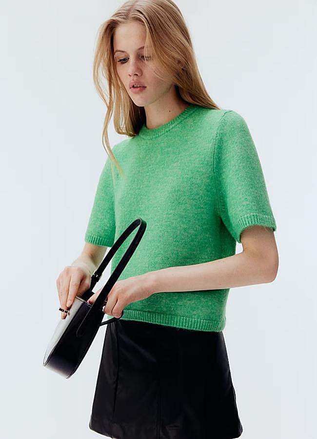 Imagen - Jersey de manga corta suave color verde