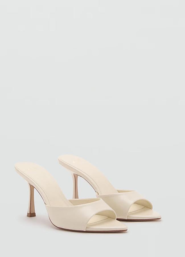 Imagen - Sandalia de tacón destalonado de Mango.