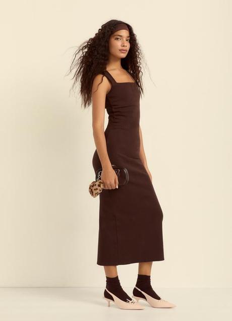 Imagen - Vestido marrón de Stradivarius (19,99 euros)