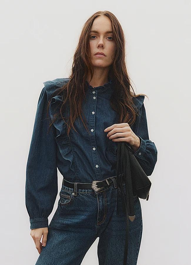 Imagen - Camisa vaquera con volantes