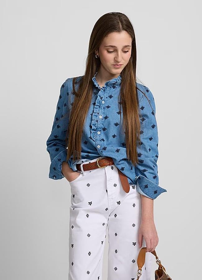 Imagen - Camisa vaquera con bordados