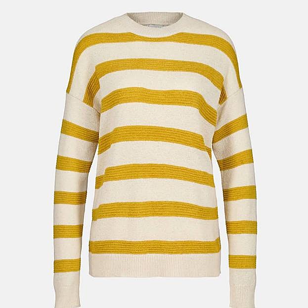 Jersey de mujer microcinta rayas (25,99€ en El Corte Inglés)