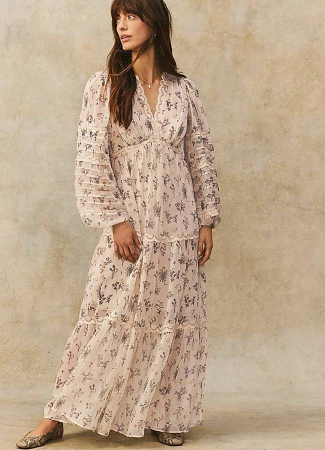 Imagen - Vestido largo con estampado de flores