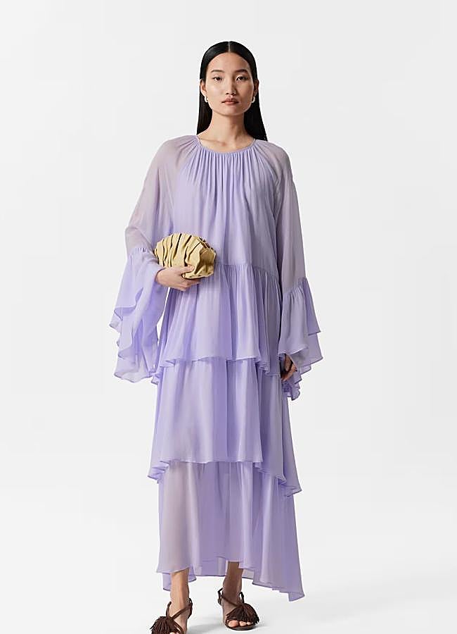 Imagen - Vestido de gasa con volantes