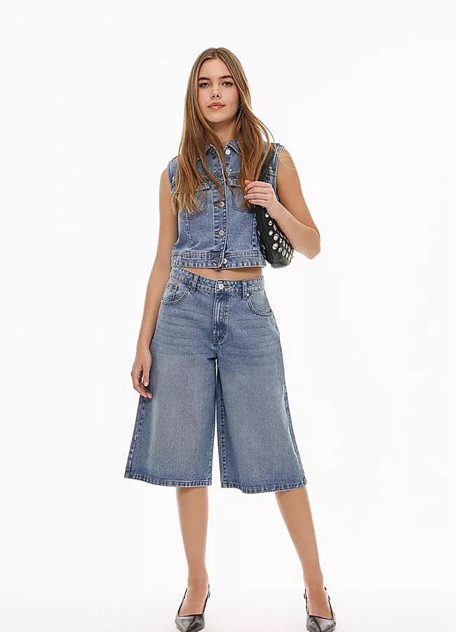 Imagen - Bermudas vaqueras wide leg