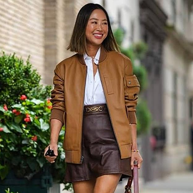 Estas cazadoras bomber para entretiempo son las favoritas de las expertas para ir casual a diario