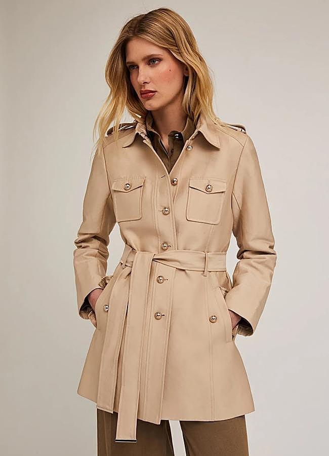 Imagen - Gabardina tres cuartos de Motivi, 119 euros, a la venta en Zalando.