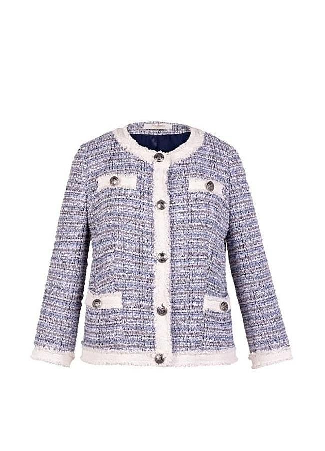 Imagen - Chaqueta de tweed con ribetes blancos de Naulover, 204 euros.