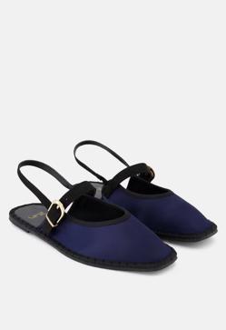 Imagen secundaria 2 - Bailarina de mujer destalonada de Unit en rosa, verde militar y azul marino (25€)