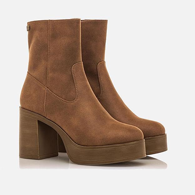 Botines de tacón Sixties (59,95€)