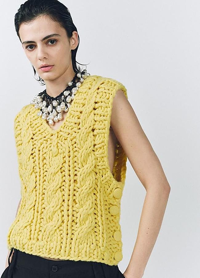 Imagen - Chaleco amarillo mantequilla