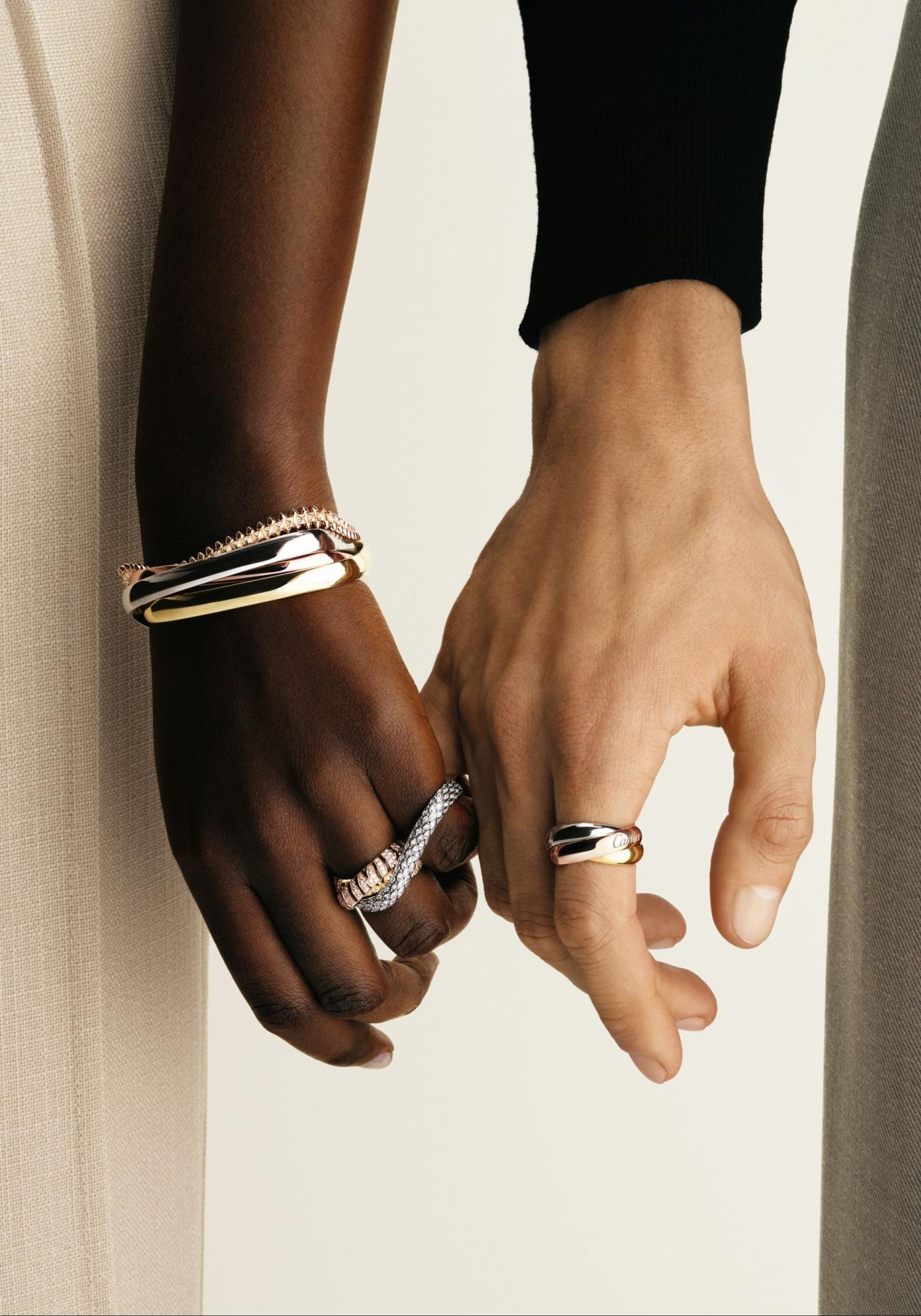 Joyas de la colección Trinity, de Cartier, con motivos animales y formas orgánicas