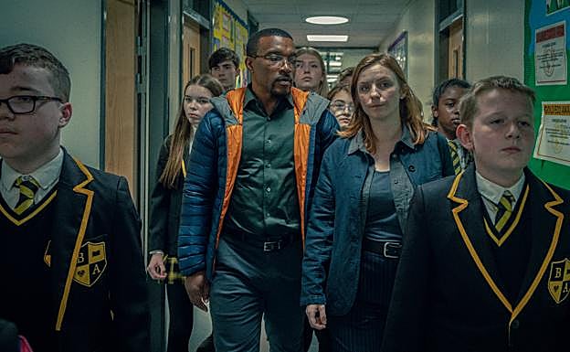 Escena de la serie Adolescencia. 