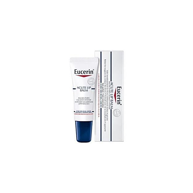 Eucerin® bálsamo reparador labial.
