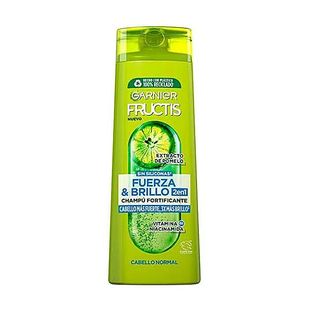 Fructis Champú Fuerza y Brillo de Garnier. Precio: 3,99 euros