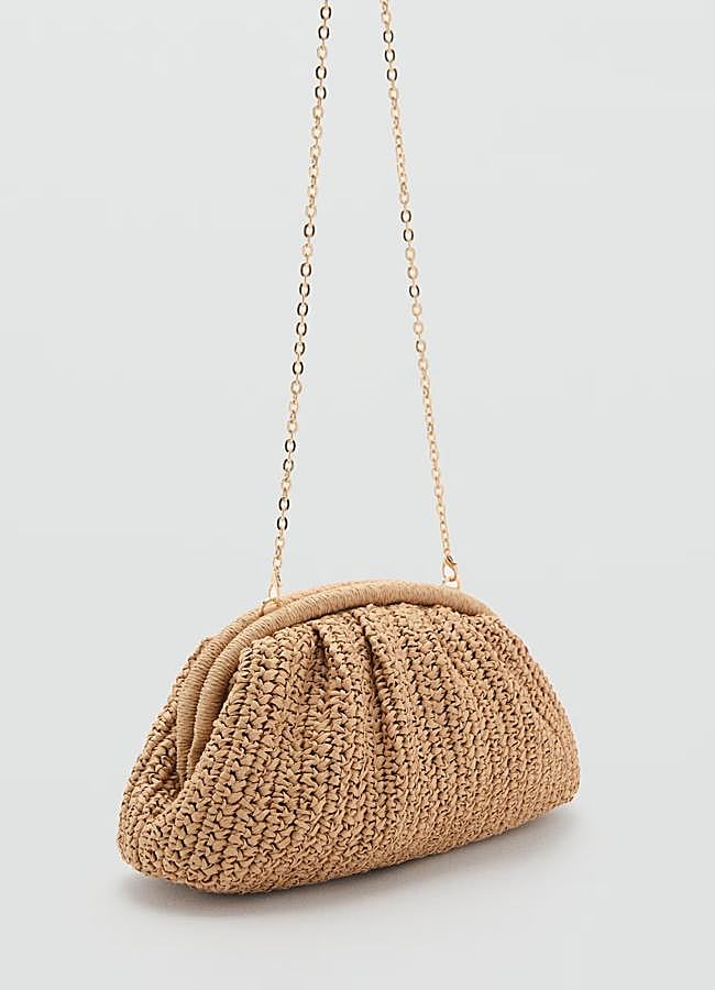 Imagen - Bolso de rafia tipo clutch