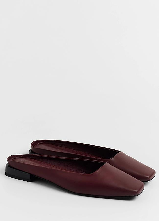 Imagen - Mules burdeos de MIM, 55 euros.