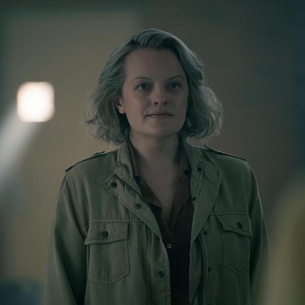 Elisabeth Moss como June en una imagen de la quinta temporada de El cuento de la criada, que estrena su sexta y ultima entrega en abril.