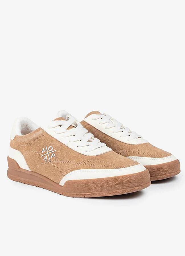 Imagen - Zapatillas marrones y blancas de Popa, 89,95 euros.