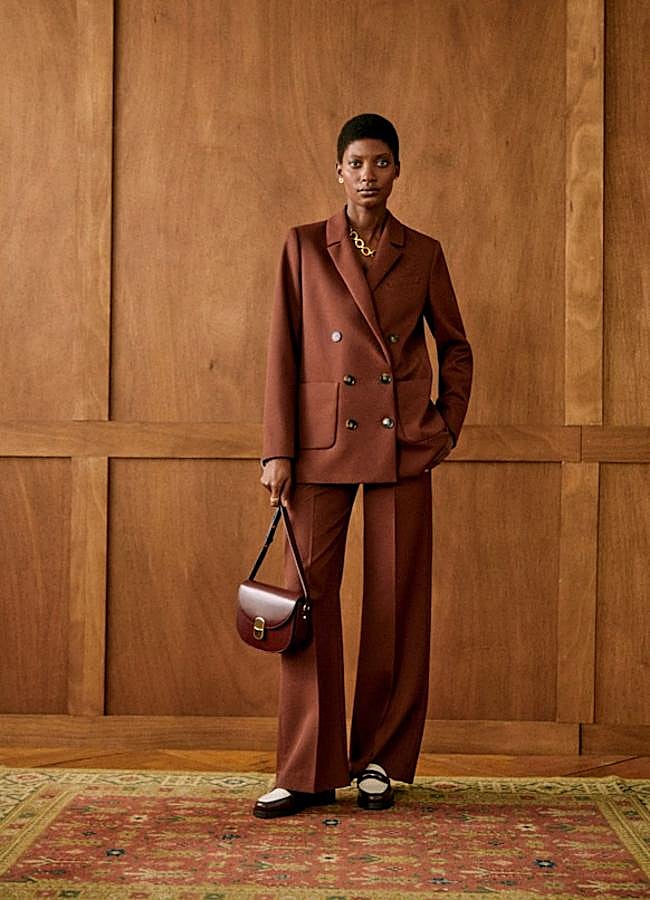 Imagen - Blazer marrón de Sézane, 180 euros.