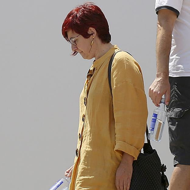 Sandra Ortega Mera, fotografiada en 2018 en la Isla de Arosa. 