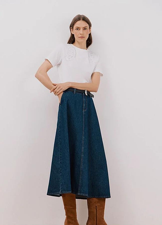 Imagen - Falda vaquera de vuelo